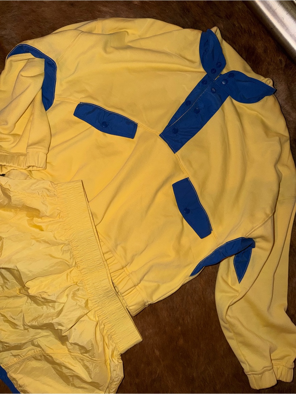 FREE PEOPLE Blue & Yellow Set - Picture 4 of 6